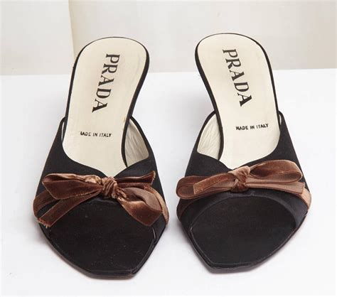 prada velvet bow shoes|prada shoes.